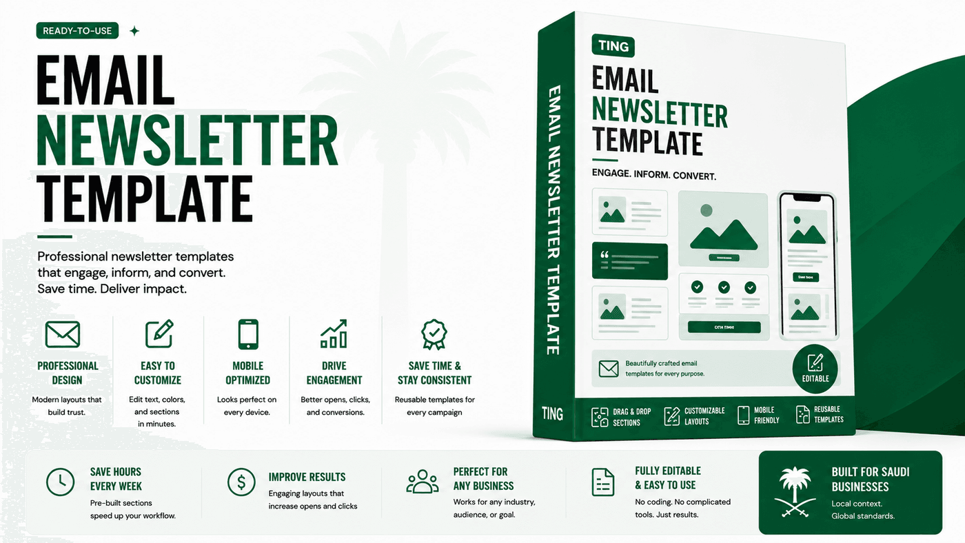 Email Newsletter Template marketplace thumbnail