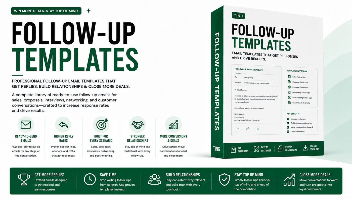 Follow-Up Templates marketplace thumbnail