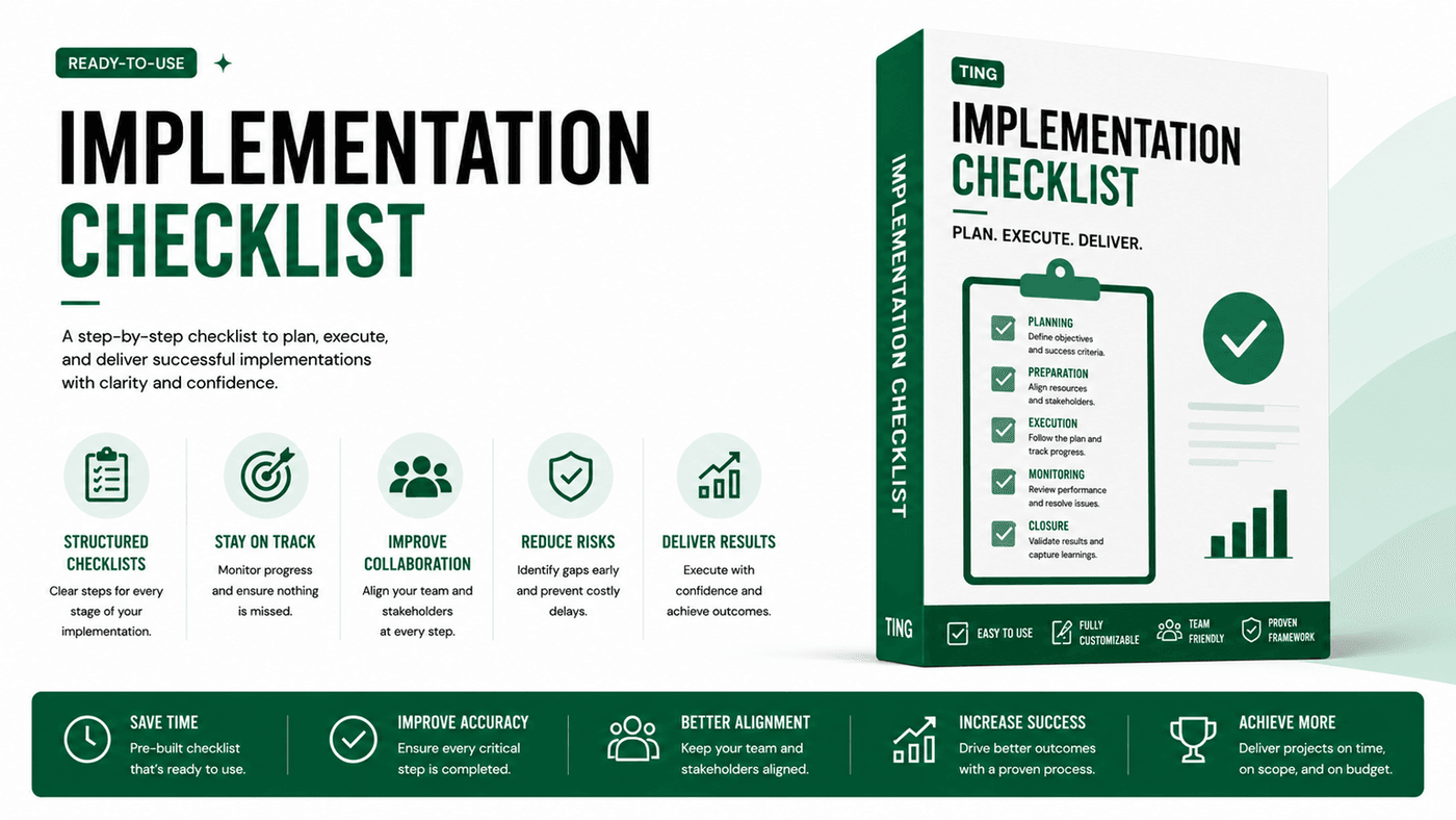 Implementation Checklist marketplace thumbnail